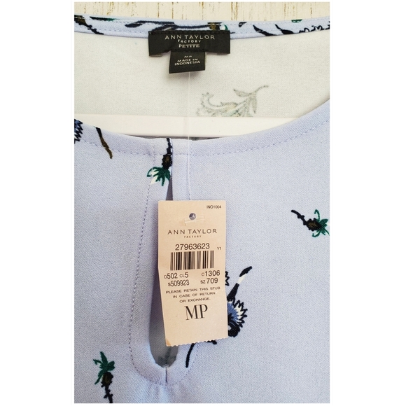 ᴀɴɴ ᴛᴀʏʟᴏʀ ғʟᴏᴡᴇʀ ᴘʀɪɴᴛ ᴛᴏᴘ - Picture 5 of 6